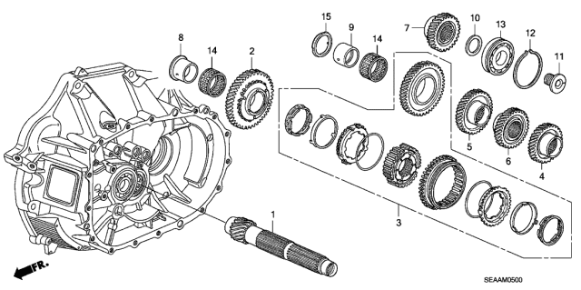 Шарикопідшипник (91004-PPP-014) - 3