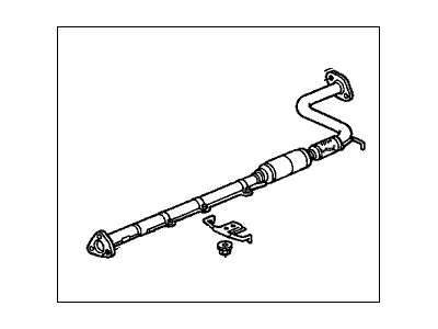 PIPE B,EXHAUST (18220-SV1-A30) - 2