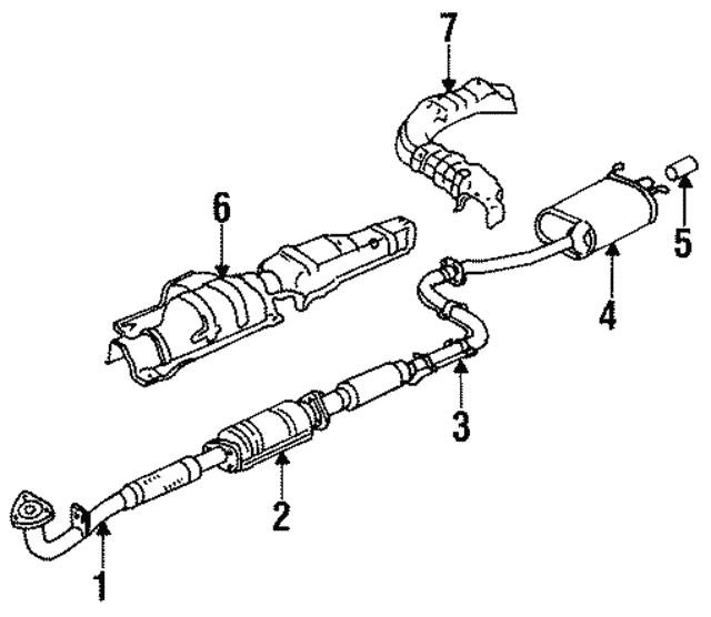 PIPE B,EXHAUST (18220-SE0-A26) - 2