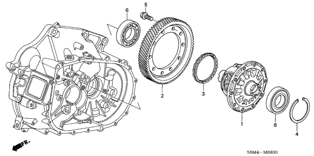 Шарикопідшипник (91005-PPS-003) - 3