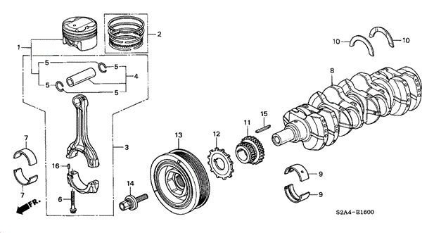 RING SET,PISTON (13011-PCX-305) - 2