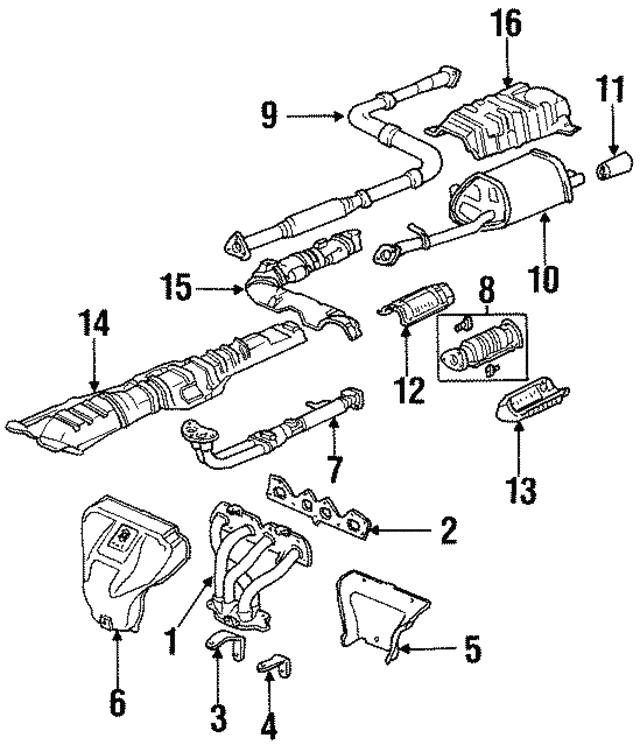 PIPE B,EXHAUST (18220-SS0-A31) - 2