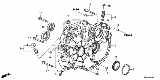 Case Torque Converter (21110-RJ2-000) - 2