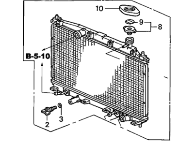 RADIATOR COMP (19010-PZA-A01) - 2