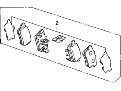 SET,PAD RR (43022-SXS-000) - 1