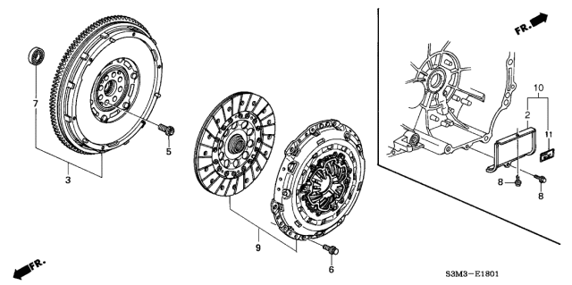 Шарикопідшипник (91006-PGE-008) - 3