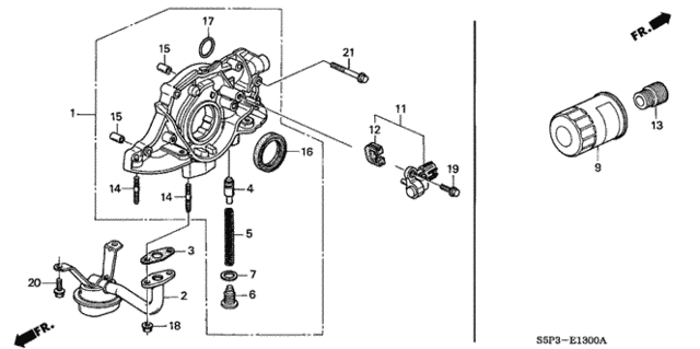 STRAINER COMP,OIL (15220-PLC-000) - 2