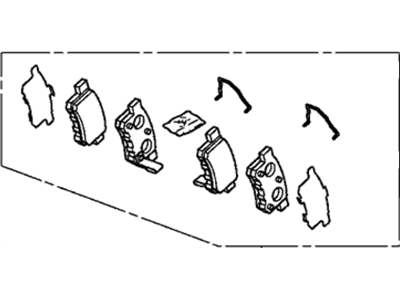 SET,PAD RR (43022-TA0-A80) - 1