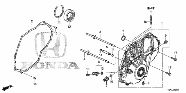 COVER ASSY,L SIDE (21230-5LJ-305) - 2