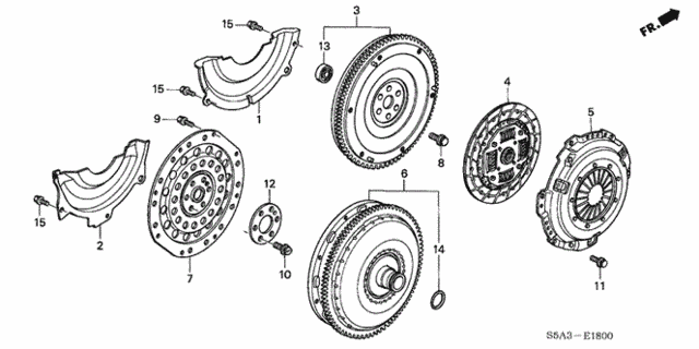 Маховик (22100-PLR-003) - 2