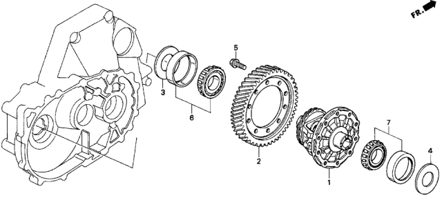 Шарикопідшипник (91006-PX5-008) - 4