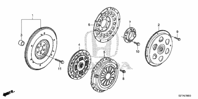 FLYWHEEL COMP (22100-RTW-005) - 2