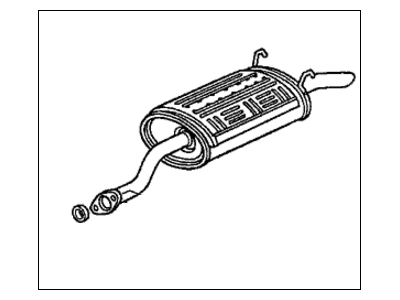 Muffler, Exhaust (18030-S5A-J00) - 2