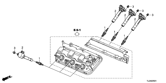 Котушка запалювання (30520-R70-A01) - 1