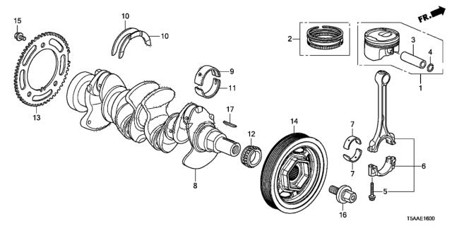 BRG D,MAIN LWR (13344-5R0-003) - 2