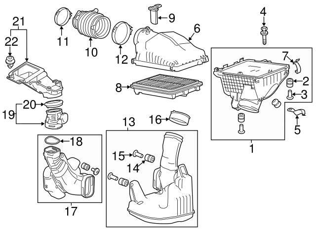 Air cleaner (17220-5G0-A00) - 4