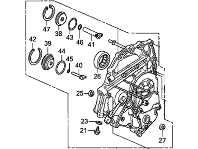 Кришка корпусу АКЗШ у зборі (21230-RCV-010) - 3