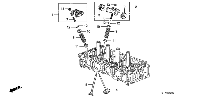 RETAINER,VALVE SP (14765-RAA-A00) - 3