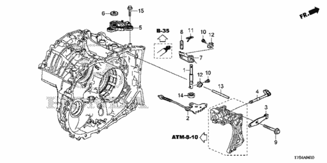 Датчик режиму роботи трансмісії (28900-R9L-004) - 2