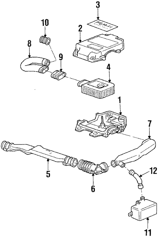 Air cleaner (17220-PD6-023) - 2