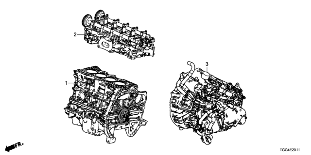 Transmission assembly (20011-5DE-R00) - 2