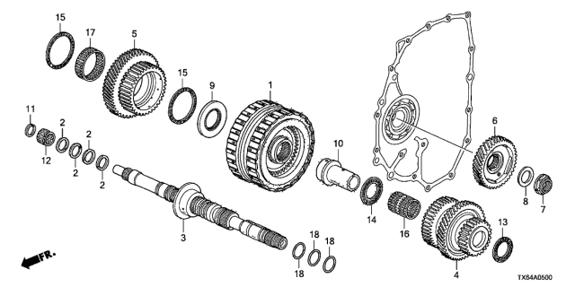 Bearning, Ball (91017-PZK-003) - 2