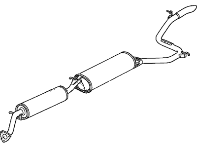 Muffler, Exhaust (18307-SHJ-A03) - 2