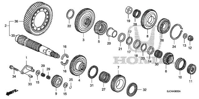 Bearning, Ball (91003-RJF-T01) - 2