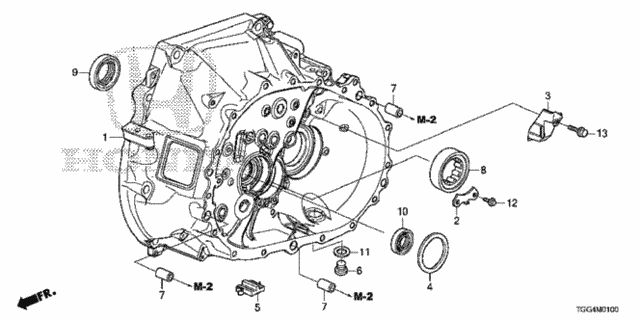 Картер зчеплення (21000-5CC-000) - 2