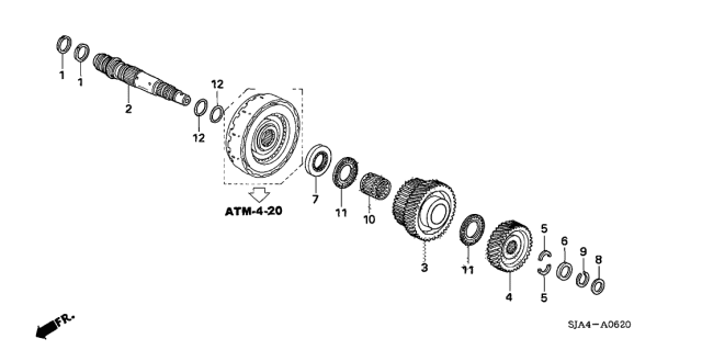 Bearning, Ball (91019-RDK-013) - 2