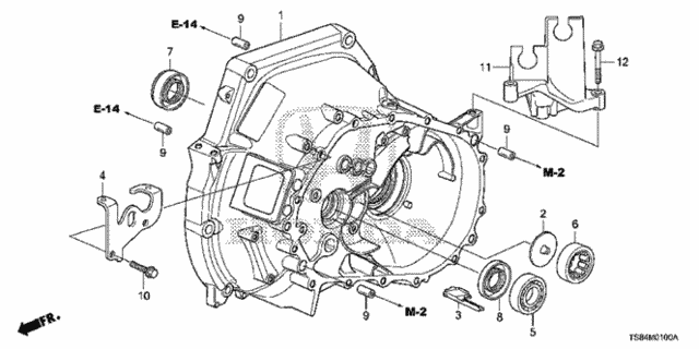 Clutch case (21000-RY2-000) - 2