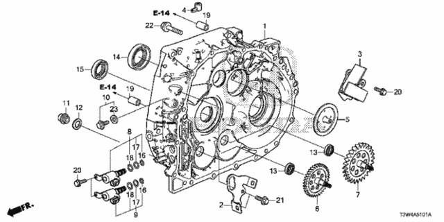 Case Torque Converter (21110-5Y4-010) - 2