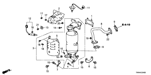 Converter Comp (18150-6C1-A00) - 1