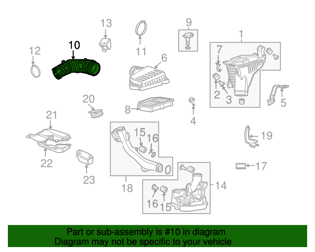 TUBE,AIR FLOW (17228-R42-A00) - 3