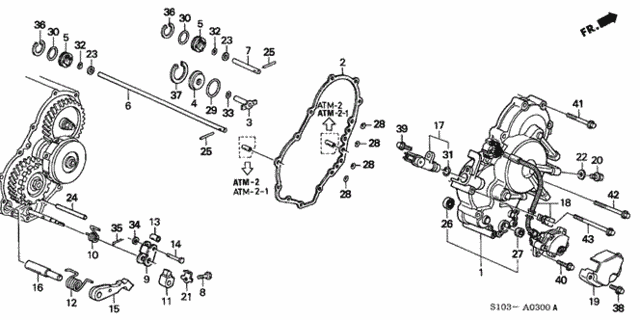 Кришка корпусу АКЗШ у зборі (21240-PDM-000) - 2