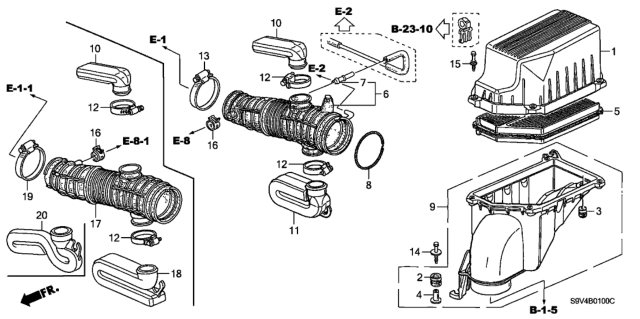 TUBE,AIR FLOW (17228-PVJ-A10) - 7