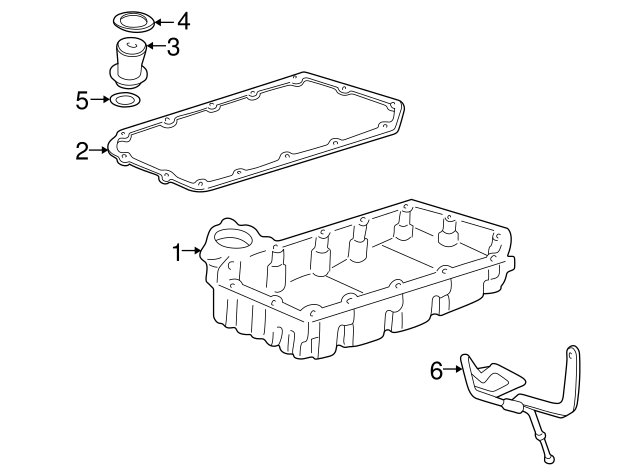 Transmission pan gasket (21814-P4V-000) - 4