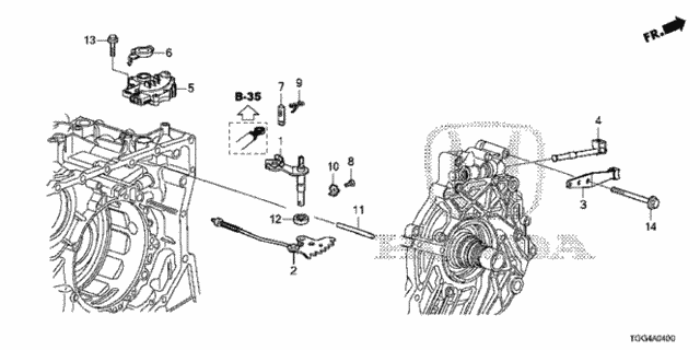 Sensor Assembly, Position (28900-RJ2-003) - 2