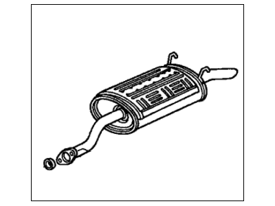 Muffler, Exhaust (18030-S5P-A00) - 2