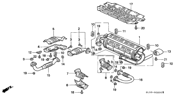 FINISHER,EX.PIPE (18310-SL0-A01) - 2