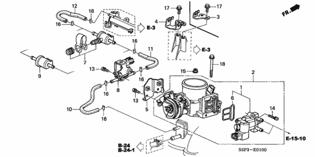 THROTTLEBODY ASSY (16400-PLM-A03) - 2