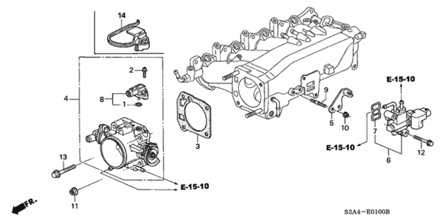 THROTTLE BODY ASS (16400-PZX-A01) - 2