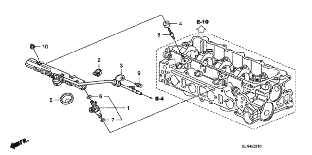 INJECTOR ASSY,FUE (16450-PWC-J01) - 2