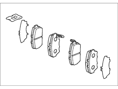 SET,PAD FR (17CL- (45022-ST7-000) - 3