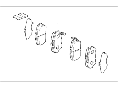 SET,PAD FR (17CL- (45022-ST7-010) - 2