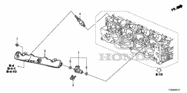 INJECTOR ASSY,FUE (16450-RWK-003) - 2