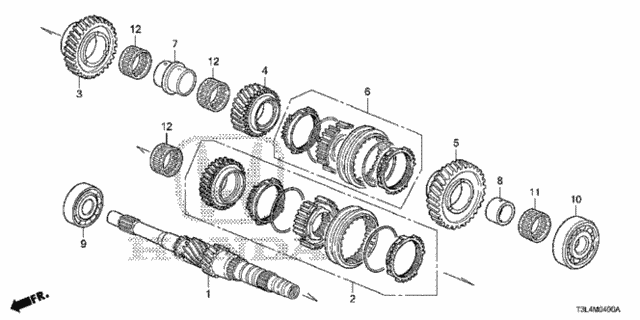 Шарикопідшипник (91001-5C8-006) - 2