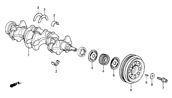 WASHER, THRUST (13331-PLC-003) - 2