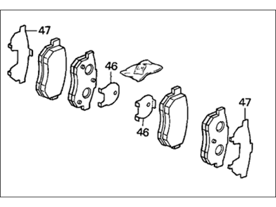 SET PAD (9CLP) @A (43022-SF1-010) - 2