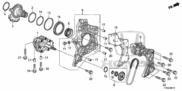 Шарикопідшипник (91005-5T0-006) - 2